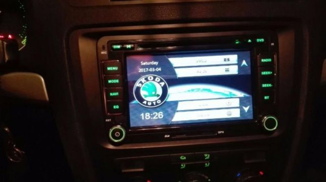 Navigatie Skoda OCTAVIA 2 Dvd Gps Carkit Usb NAVD-723V V5