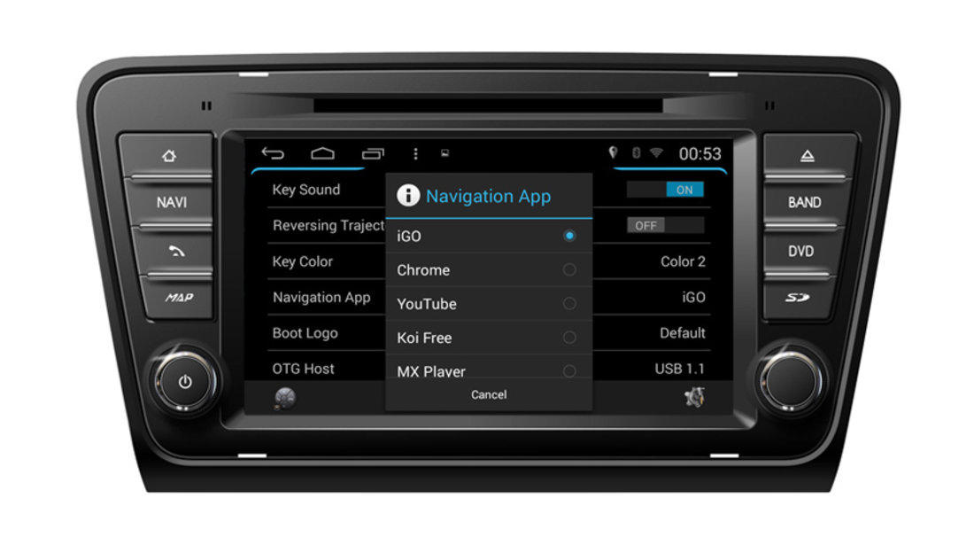 Navigatie Skoda Octavia 2013- cu Android, platforma S160