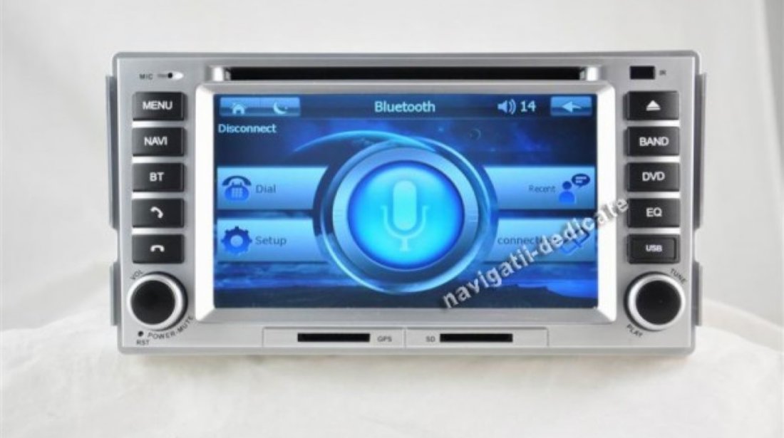 Navigatie TID 6001 Dedicata Hyundai Santa Fe GPS CARKIT IPOD TV