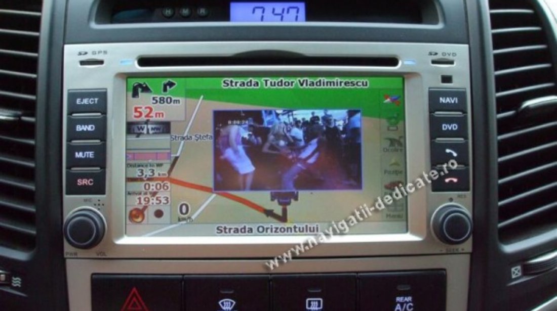 Navigatie TID 8908 Dedicata Hyundai Santa Fe DVD AUTO GPS CARKIT INTERNET