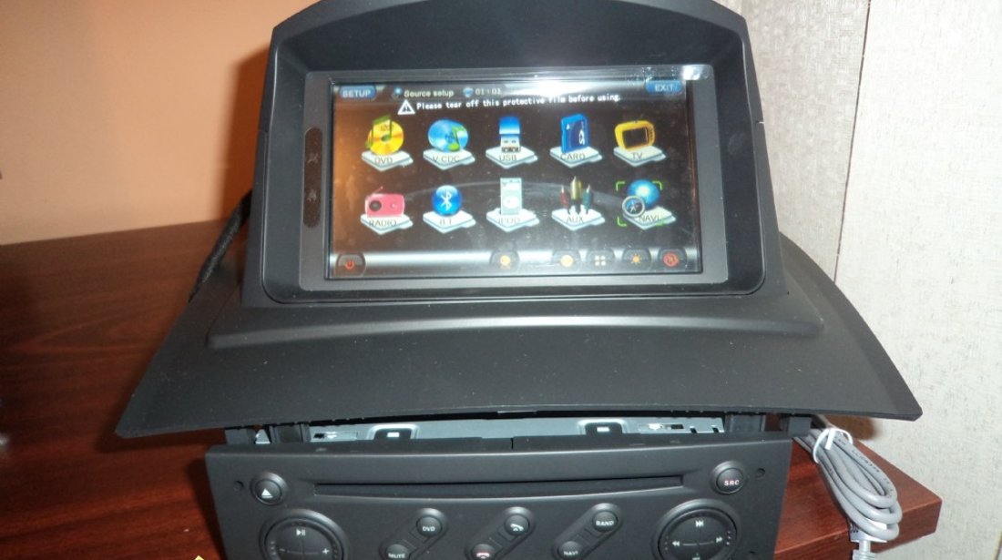 Navigatie TID 8998 Dedicata Renault Megane 2 DVD GPS Auto CARKIT