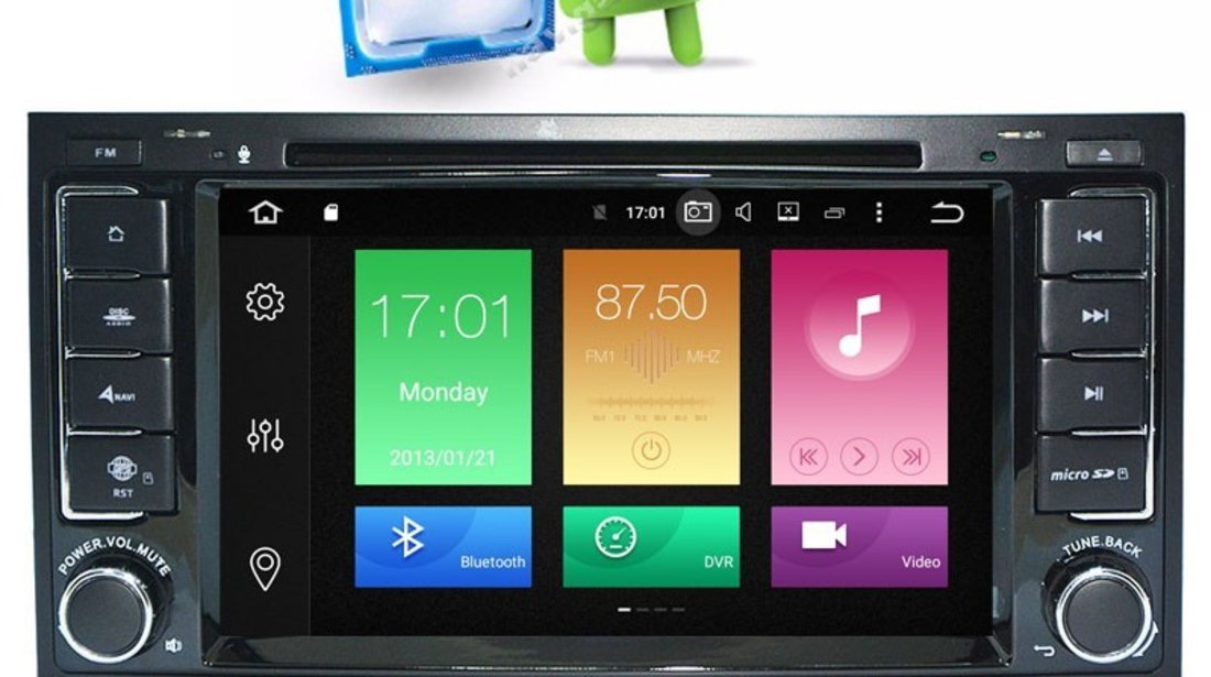 Navigatie Touareg Android 6.0 Dvd Gps Carkit NAVD-P9200