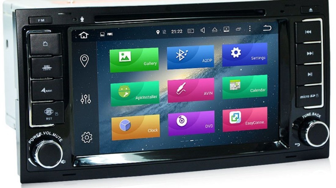 Navigatie Touareg Android 6.0 Dvd Gps Carkit NAVD-P9200