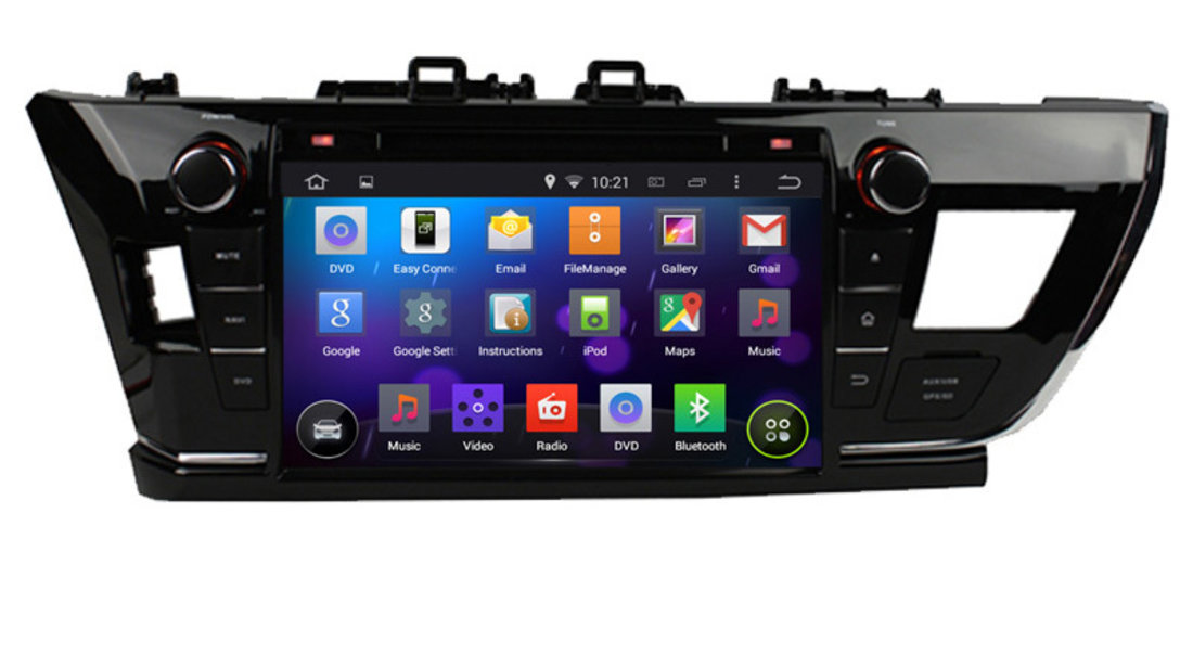 Navigatie Toyota Corolla 2012-2015 cu Android 5.1