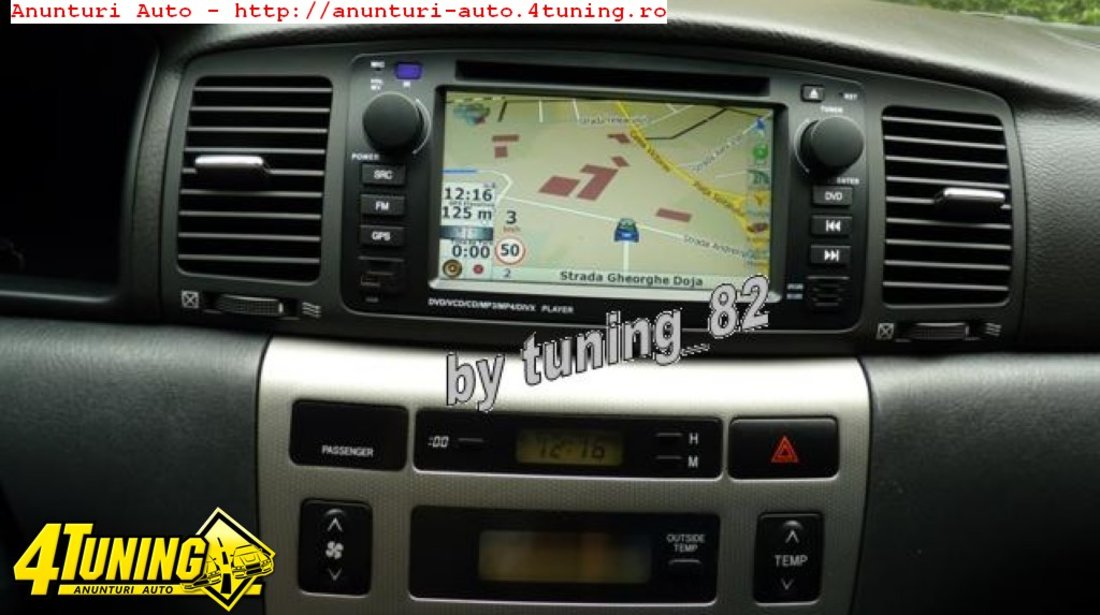 Navigatie TOYOTA COROLLA E120 2002-2006 Dvd Gps Car Kit Usb Bluetooth