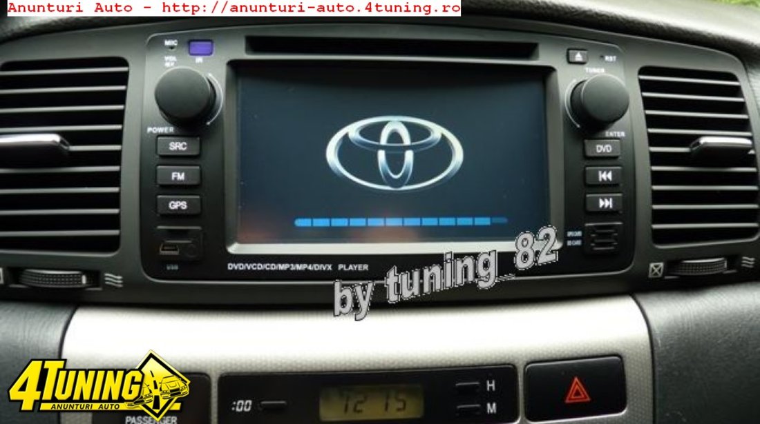 Navigatie TOYOTA COROLLA E120 2002-2006 Dvd Gps Car Kit Usb Bluetooth