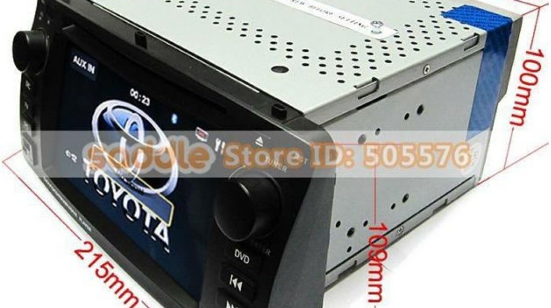 Navigatie TOYOTA COROLLA E120 2002-2006 Dvd Gps Car Kit Usb Bluetooth