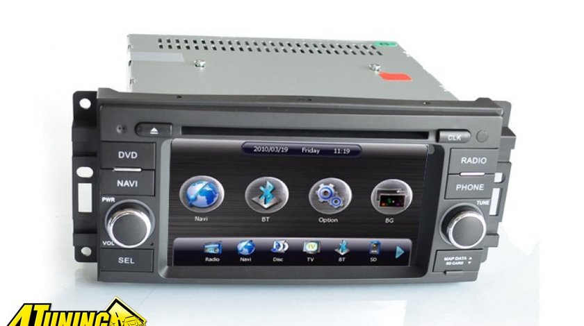 NAVIGATIE TTI 6021 DEDICATA CHRYSLER SEBRING GPS DVD TV CARKIT MODEL 2012