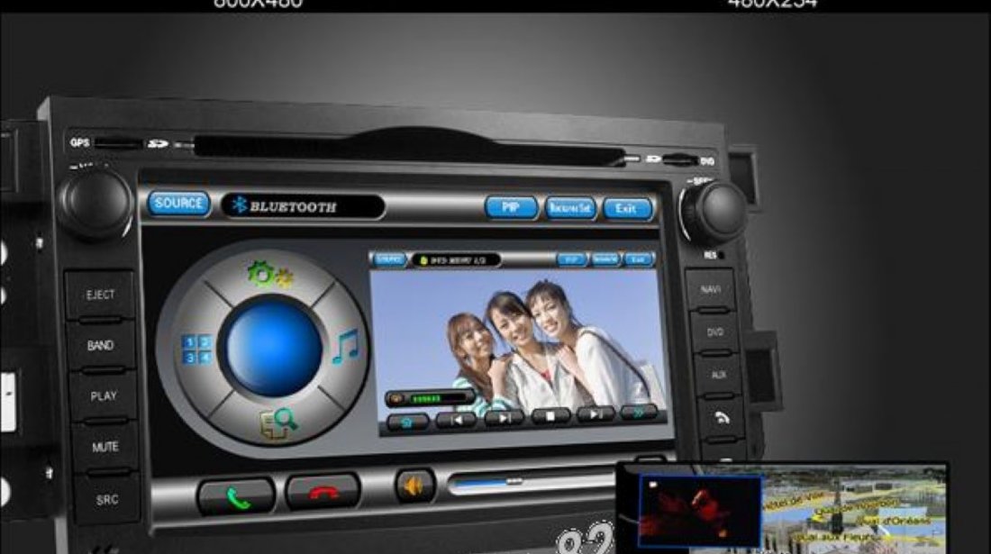 Navigatie Tti 8920 Dedicata Chevrolet CAPTIVA Dvd Gps Tv Car Kit Picture In Picture