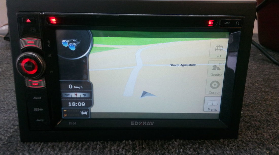 NAVIGATIE UNIVERSALA 2DIN EDONAV E100 BLUETOOTH, GPS, DVD, USB, SD, RADIO, TOUCHSCREEN