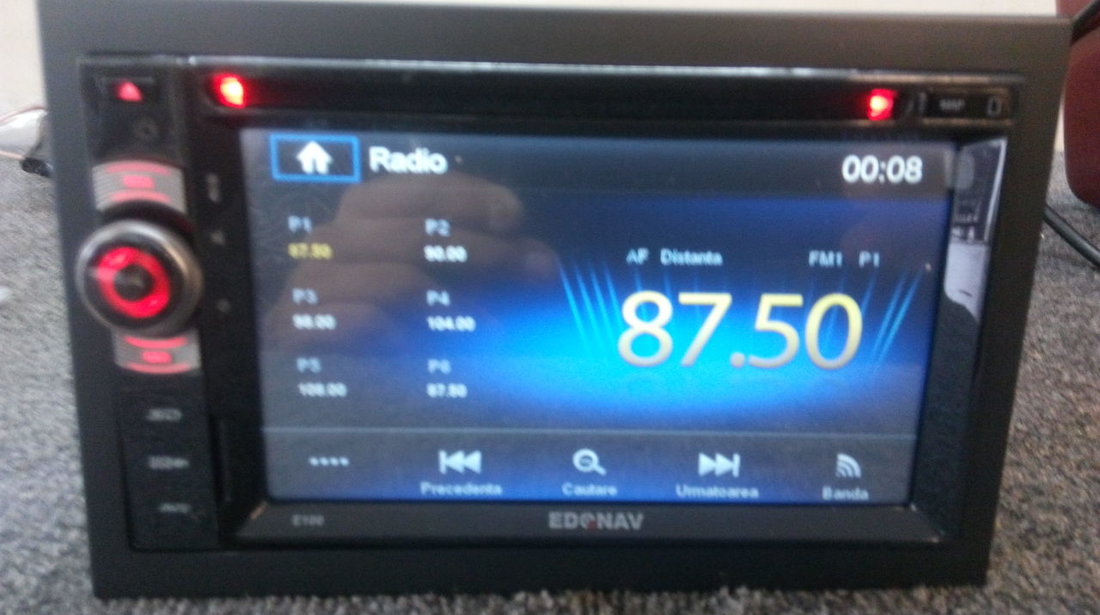 NAVIGATIE UNIVERSALA 2DIN EDONAV E100 BLUETOOTH, GPS, DVD, USB, SD, RADIO, TOUCHSCREEN