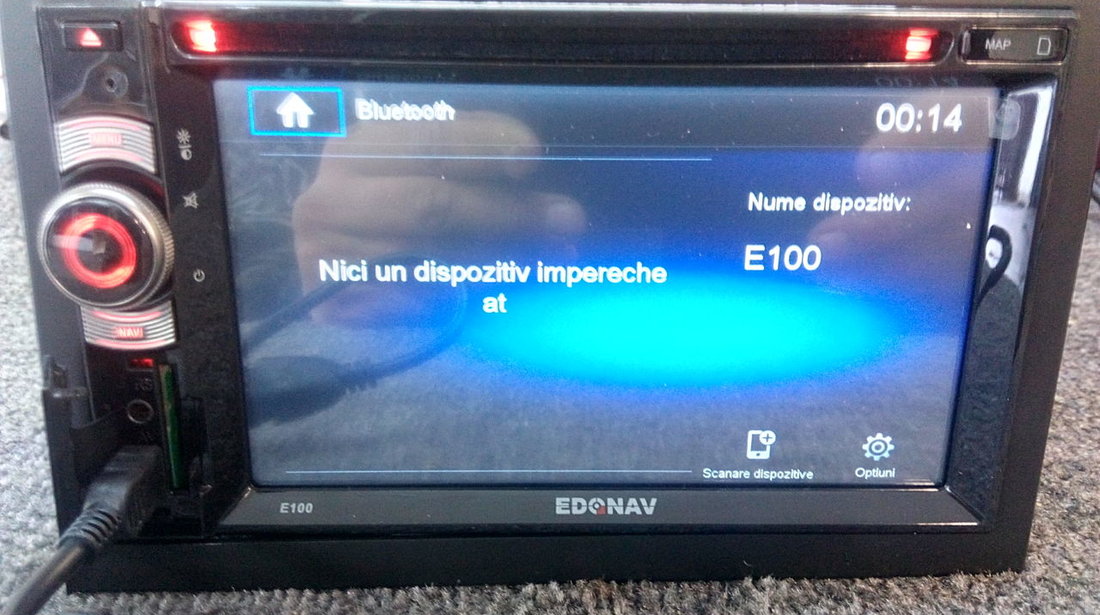 NAVIGATIE UNIVERSALA 2DIN EDONAV E100 BLUETOOTH, GPS, DVD, USB, SD, RADIO, TOUCHSCREEN