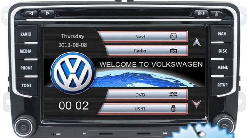 Navigatie VW GOLF 5 GOLF 6 GOLF PLUS Dvd Gps Carkit Usb NAVD-723V V5