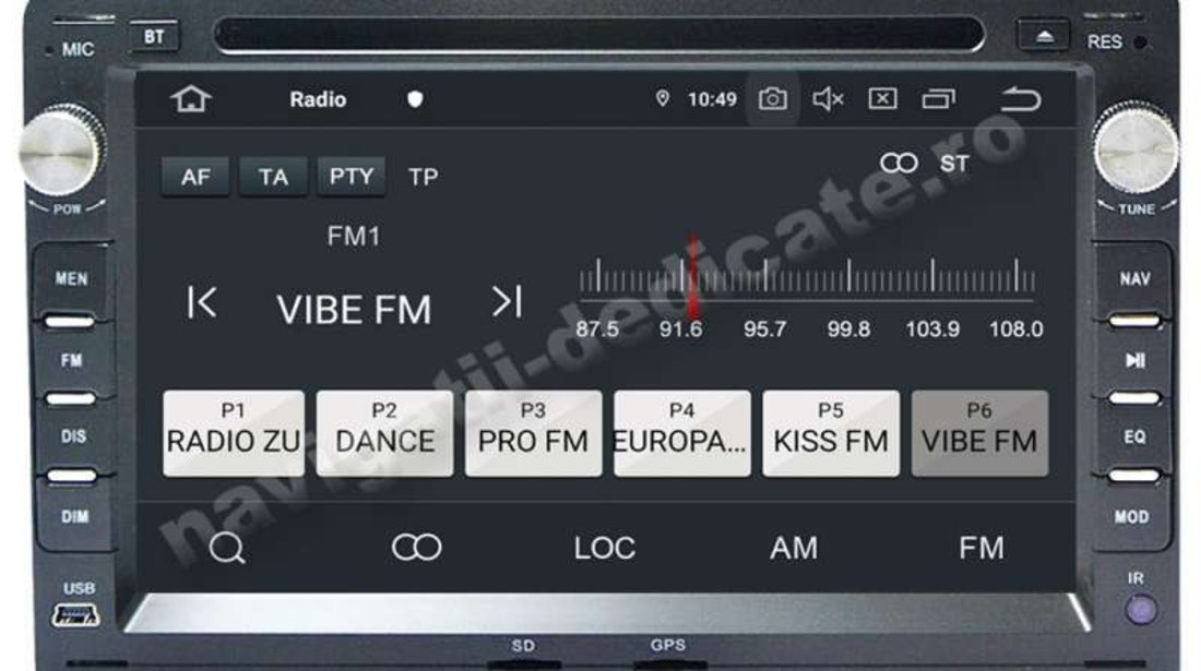 NAVIGATIE VW PASSAT B5 GOLF 4 SKODA OCTAVIA TOUR FABIA SUPERB Android 8 4GB RAM Octa Core NAVD-P9245