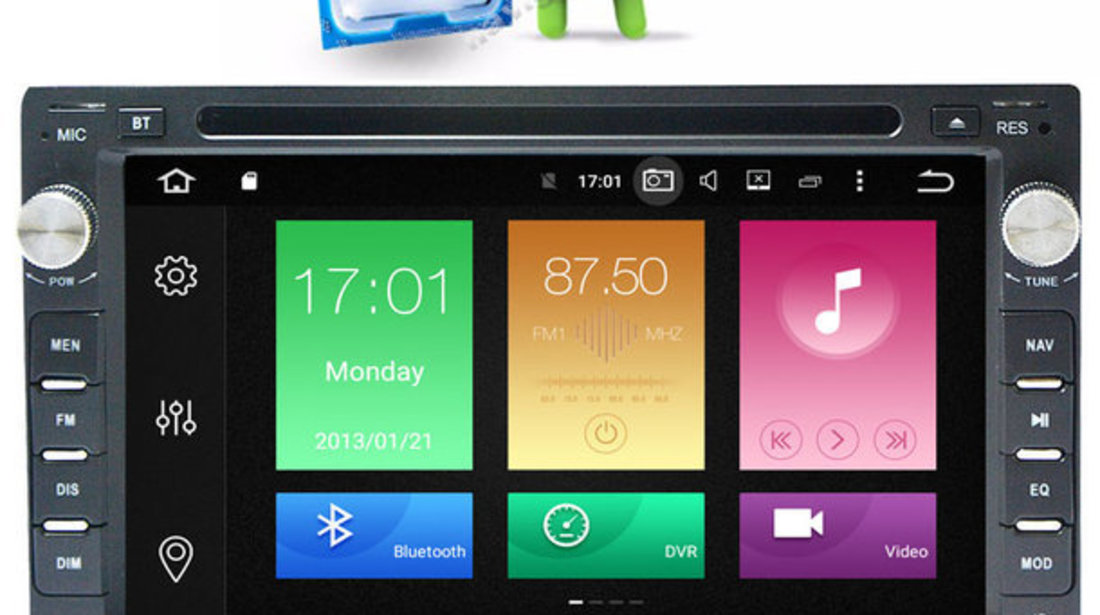 NAVIGATIE VW PASSAT B5 GOLF4 SKODA OCTAVIA TOUR FABIA SUPERB Android 6.0 Octa Core NAVD-P9245