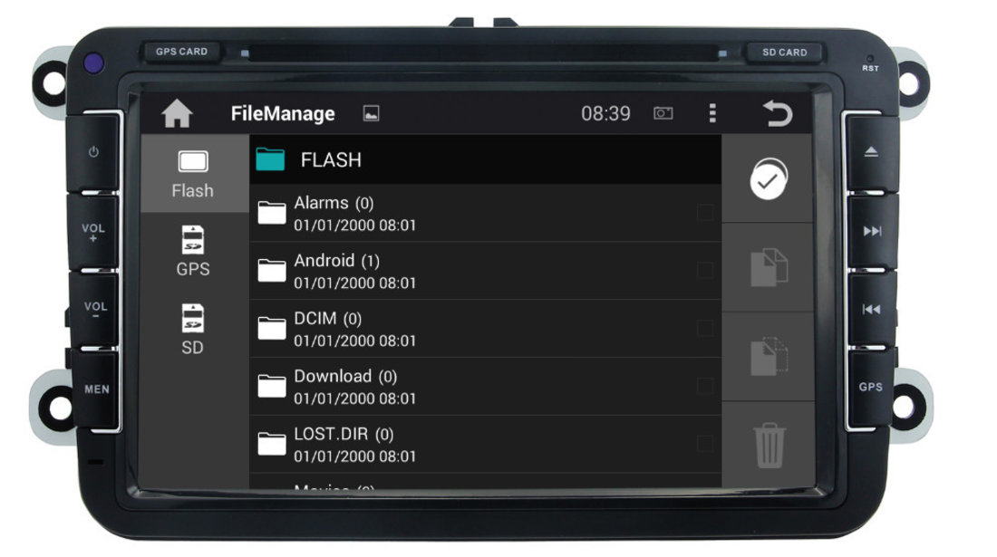 Navigatie VW Tiguan/ Polo/ Eos/ Scirocco/ Jetta/ Bora cu Android 5.1 + camera marsarier