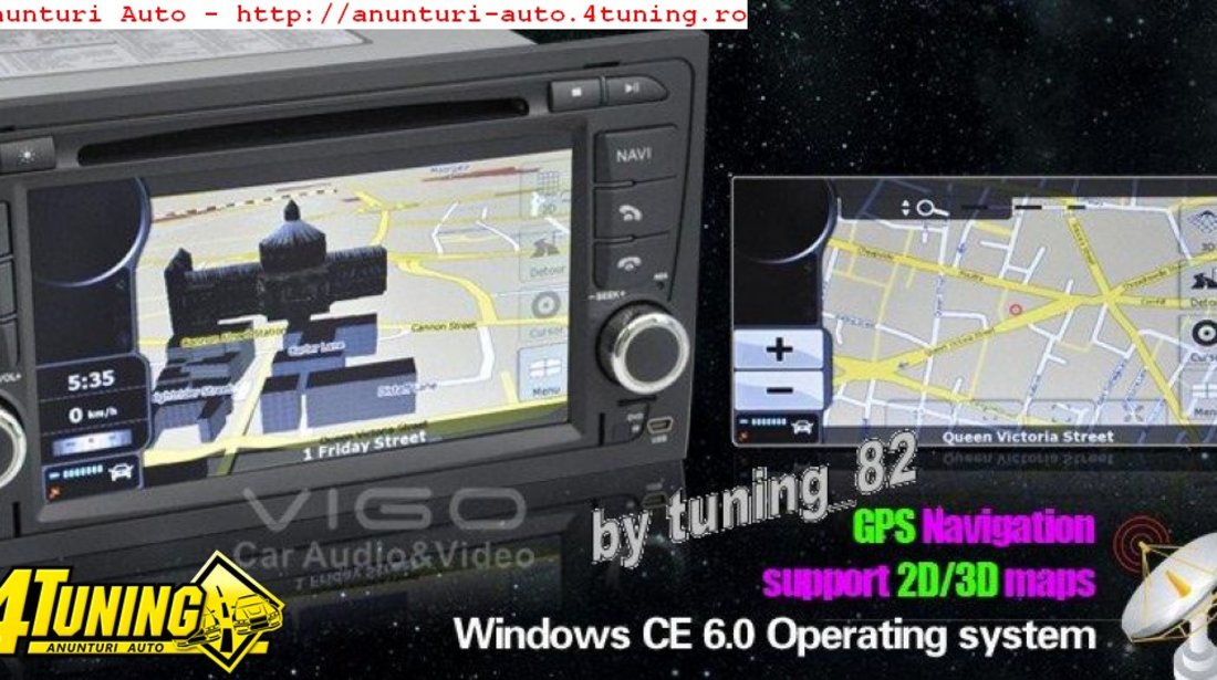 Navigatie Witson Dedicata Audi A4 Internet 3g Wifi Dvd Gps Carkit Tv Comenzi Pe Volan Model 2013