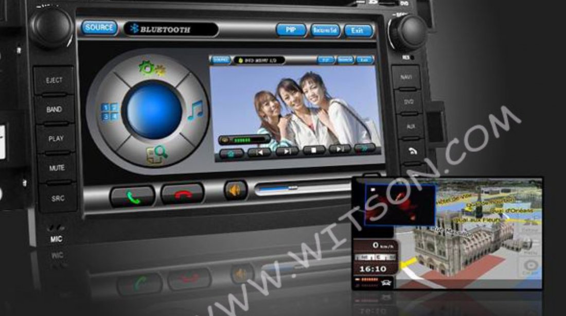 NAVIGATIE WITSON DEDICATA Chevrolet Aveo Epica Captiva Kalos Lacetti Spark INTERNET 3G WIFI GPS DVD TV CARKIT MODEL 2012
