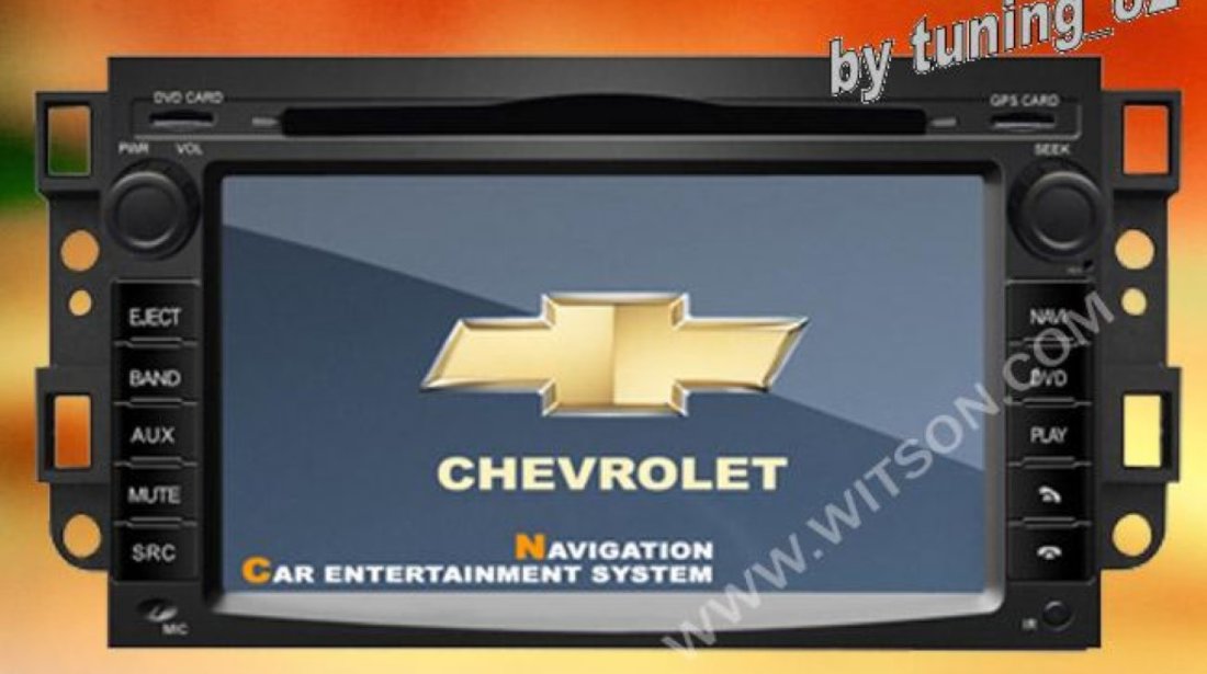 NAVIGATIE WITSON DEDICATA Chevrolet Aveo Epica Captiva Kalos Lacetti Spark INTERNET 3G WIFI GPS DVD TV CARKIT MODEL 2012