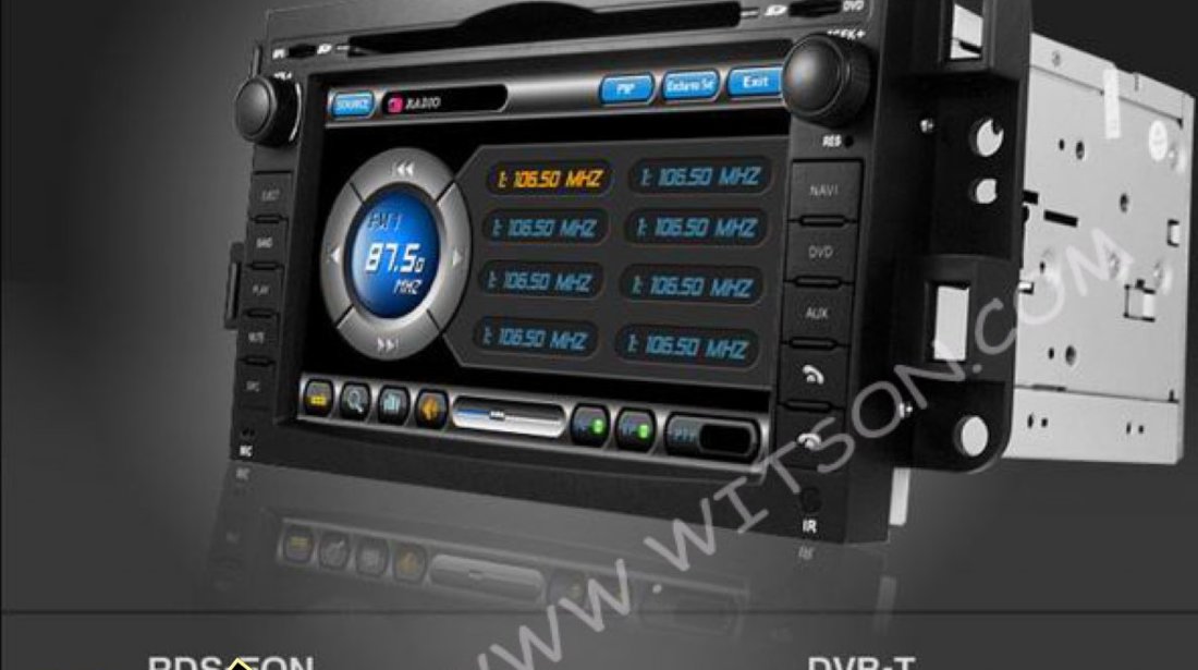 NAVIGATIE WITSON DEDICATA Chevrolet Aveo Epica Captiva Kalos Lacetti Spark INTERNET 3G WIFI GPS DVD TV CARKIT MODEL 2012