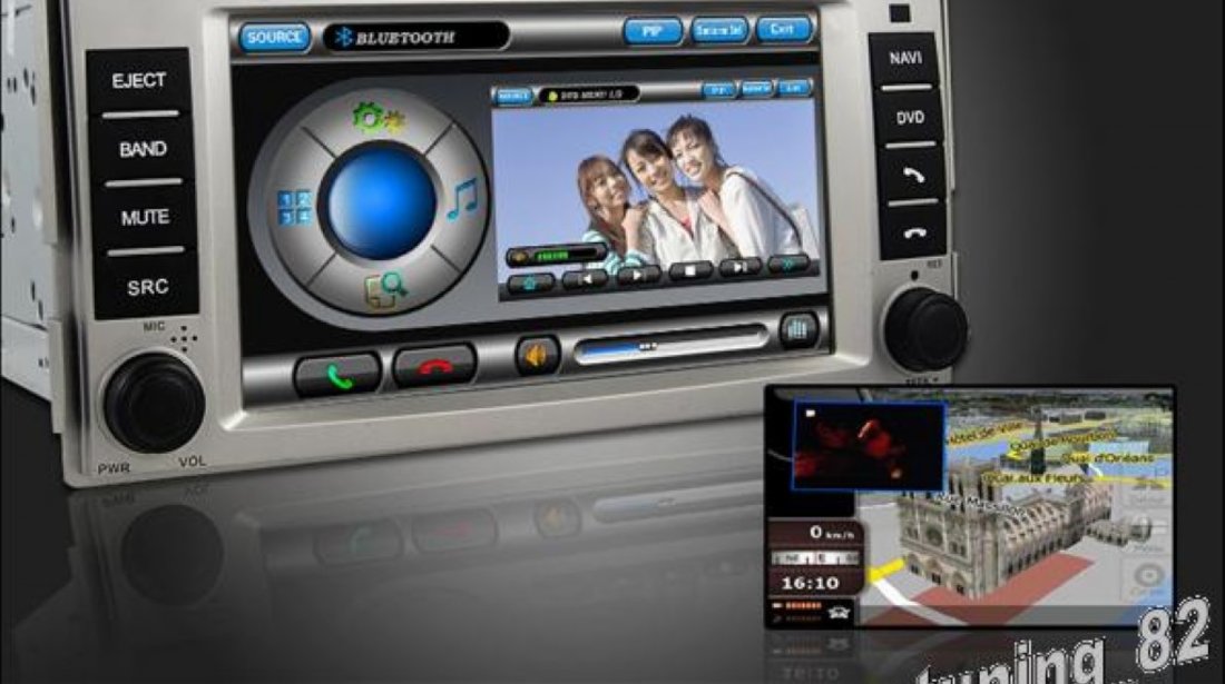 Navigatie WITSON DEDICATA HYUNDAI Santa Fe INTERNET 3G WIFI Dvd Gps Tv Car Kit Usb Picture In Picture MODEL 2012