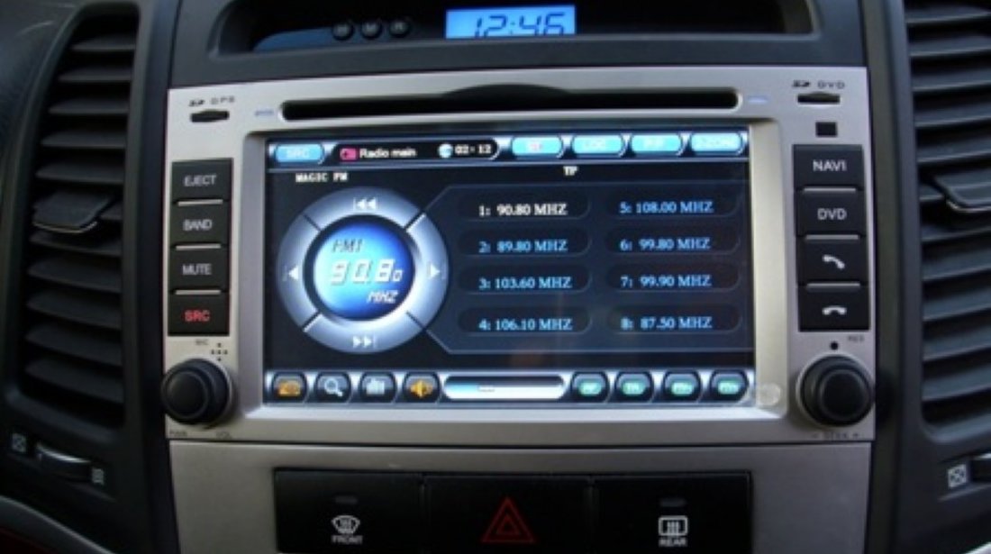 NAVIGATIE WITSON DEDICATA HYUNDAI SANTAFE INTERNET 3G WIFI DVD GPS CARKIT PIP MODEL 2012