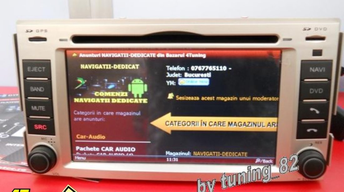 NAVIGATIE WITSON DEDICATA HYUNDAI SANTAFE INTERNET 3G WIFI DVD GPS CARKIT PIP MODEL 2012