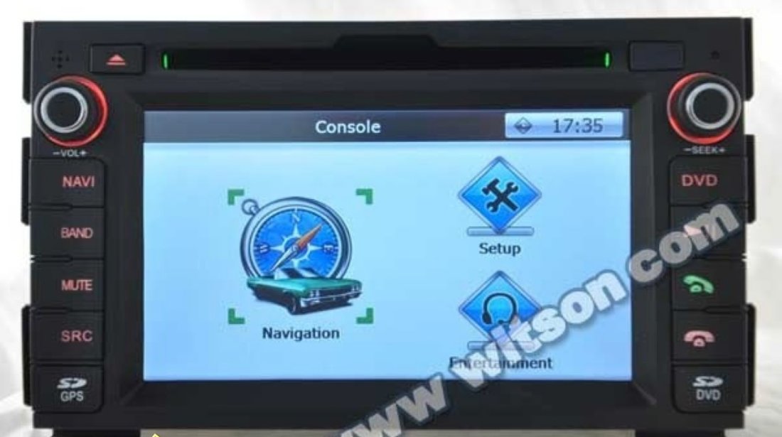 NAVIGATIE WITSON DEDICATA KIA CEED INTERNET 3G WI FI GPS TV CARKIT DVD COMENZI PE VOLAN DIVX MODEL 2012