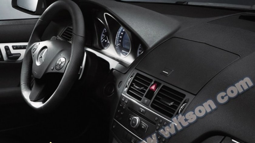 NAVIGATIE WITSON DEDICATA MERCEDES C CLASS W 204 2007 2011 GPS TV DVD CARKIT MODEL 2013