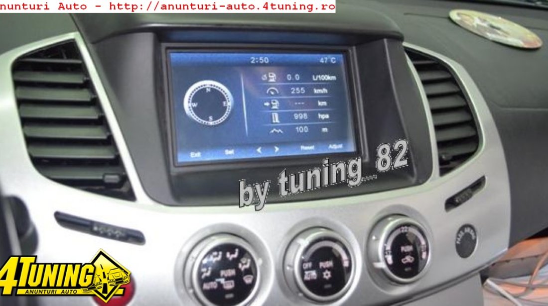 NAVIGATIE WITSON DEDICATA MITSUBISHI L200 INTERNET 3G WI FI DVD GPS CARKIT TV COMANZI PE VOLAN USB DIVX MODEL 2012