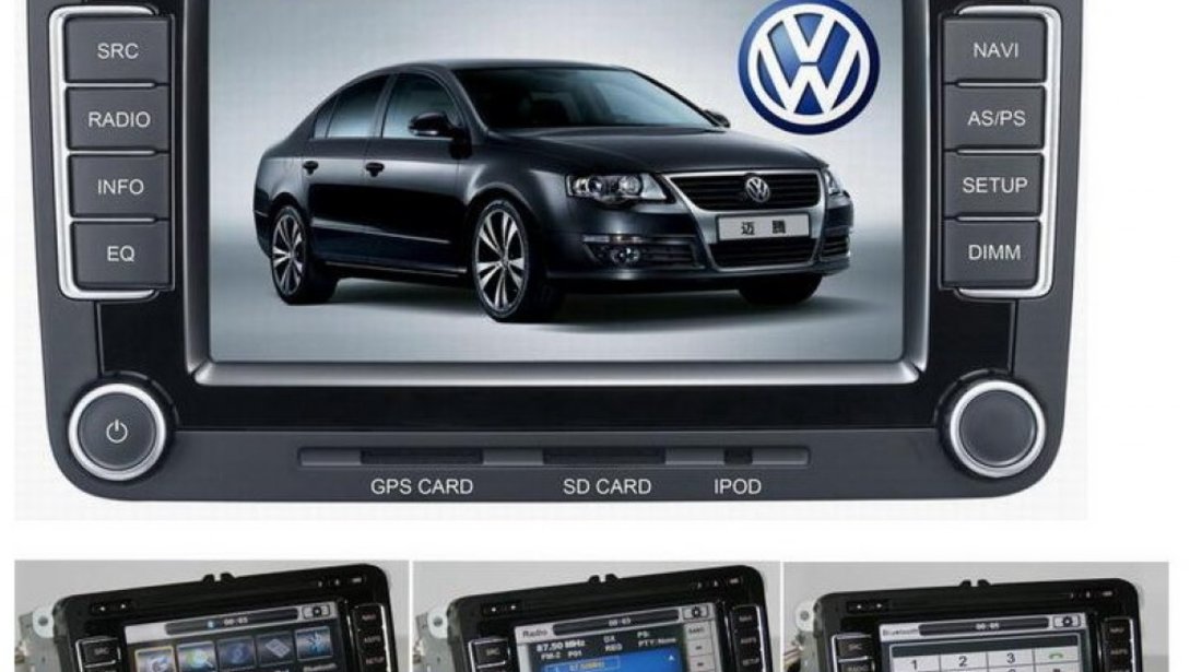 Navigatie Witson Dedicata VW PASSAT B6 SKODA OCTAVIA 2 SEAT LEON Internet 3g Dvd Gps Car Kit Usb Tv Afisaj Senzori Ops