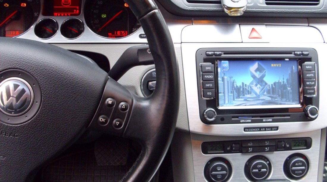 Navigatie Witson Dedicata VW PASSAT B6 SKODA OCTAVIA 2 SEAT LEON Internet 3g Dvd Gps Car Kit Usb Tv Afisaj Senzori Ops