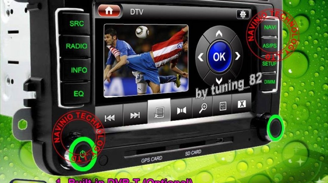 Navigatie Witson Dedicata VW PASSAT B6 SKODA OCTAVIA 2 SEAT LEON Internet 3g Dvd Gps Car Kit Usb Tv Afisaj Senzori Ops