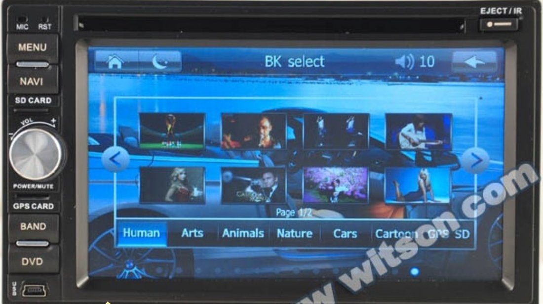 Navigatie Witson Dvd Auto DACIA DUSTER Gps Carkit Usb Tv Model 2012