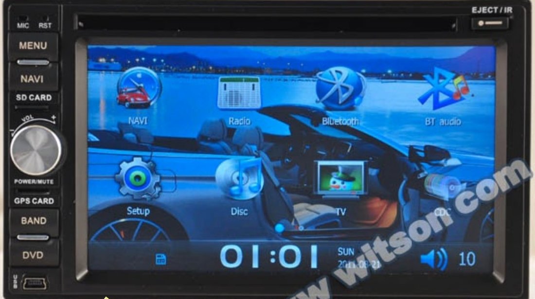 Navigatie Witson Dvd Auto DACIA DUSTER Gps Carkit Usb Tv Model 2012