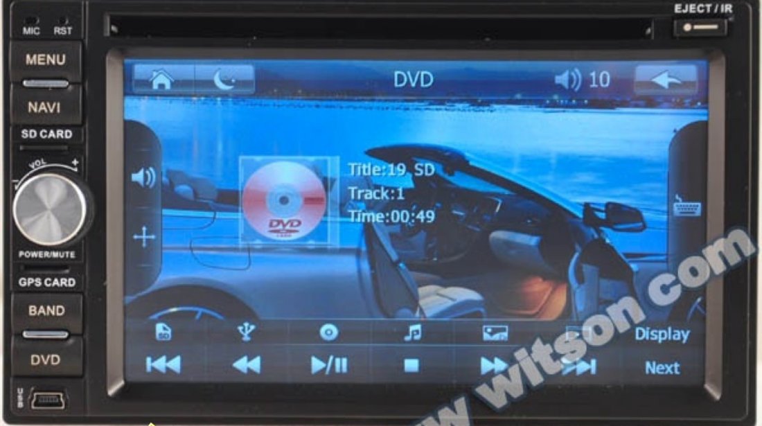 Navigatie Witson Dvd Auto Dacia DUSTER Gps Carkit Usb Tv Model 2013