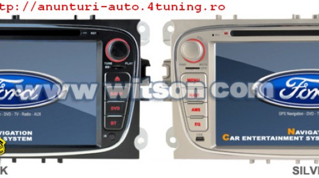 NAVIGATIE WITSON FORD MONDEO FOCUS 2008 S MAX W2 D9457F DVD GPS CARKIT TV