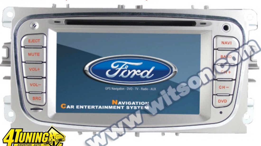 Navigatie WITSON FORD MONDEO FOCUS S-MAX (W2-D787F) DVD GPS CARKIT TV INTERNET