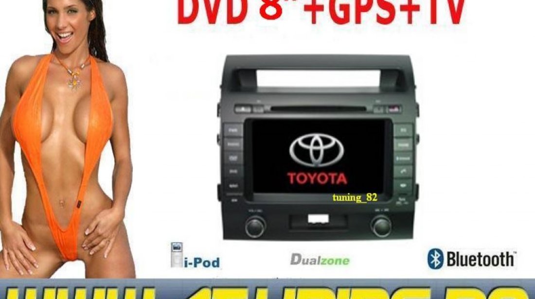 NAVIGATIE WITSON SPECIALA TOYOTA LAND CRUISER 2004- 2009 !!! COMENZI PE VOLAN & SOF IGO 3D FULL EU + RO!!!