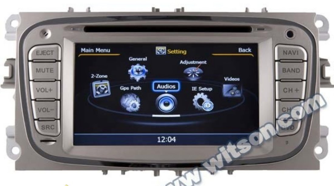 NAVIGATIE WITSON W2 C003 DEDICATA FORD MONDEO FOCUS 2 S MAX GALAXY TOURNEO PLATFORMA S100 INTERNET 3G WIFI DVD GPS TV DVR RADIO RDS CARKIT PRELUARE AGENDA TELEFONICA