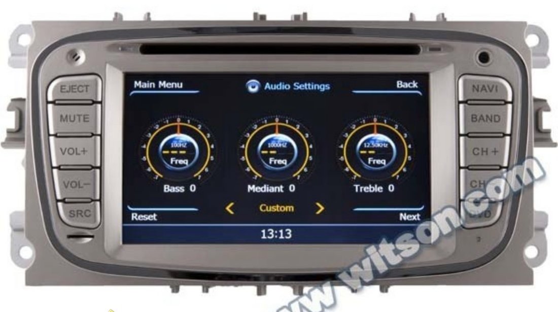 NAVIGATIE WITSON W2 C003 DEDICATA FORD MONDEO FOCUS 2 S MAX GALAXY TOURNEO PLATFORMA S100 INTERNET 3G WIFI DVD GPS TV DVR RADIO RDS CARKIT PRELUARE AGENDA TELEFONICA