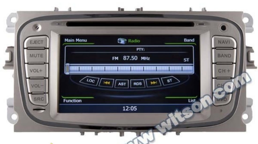 NAVIGATIE WITSON W2 C003 DEDICATA FORD MONDEO FOCUS 2 S MAX GALAXY TOURNEO PLATFORMA S100 INTERNET 3G WIFI DVD GPS TV DVR RADIO RDS CARKIT PRELUARE AGENDA TELEFONICA