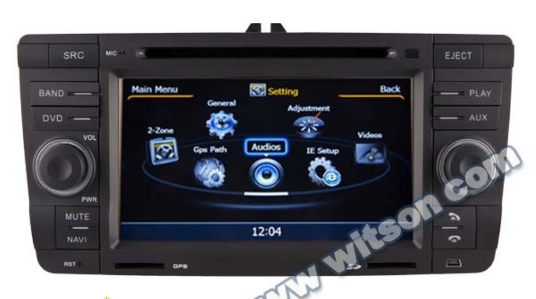 Navigatie Witson W2 C005 Dedicata Skoda Octavia 2 FACELIFT Platforma S100 Procesor Dual Core A8 1ghz 512 Ddr 2 Internet 3g Wifi Dvd Gps Tv Dvr Carkit Preluare Agenda Telefonica Model 2014