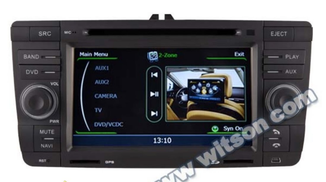 Navigatie Witson W2 C005 Dedicata Skoda Octavia 2 FACELIFT Platforma S100 Procesor Dual Core A8 1ghz 512 Ddr 2 Internet 3g Wifi Dvd Gps Tv Dvr Carkit Preluare Agenda Telefonica Model 2014