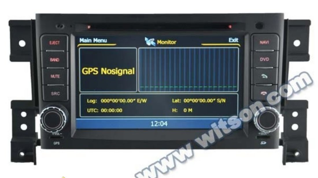 NAVIGATIE WITSON W2-C053 DEDICATA SUZUKI GRAND VITARA PLATFORMA S100 PROCESOR DUAL CORE A8 1GHZ 512 DDR 2 DVD GPS TV DVR CARKIT PRELUARE AGENDA TELEFONICA