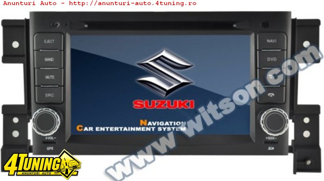 NAVIGATIE WITSON W2-C053 DEDICATA SUZUKI GRAND VITARA PLATFORMA S100 PROCESOR DUAL CORE A8 1GHZ 512 DDR 2 DVD GPS TV DVR CARKIT PRELUARE AGENDA TELEFONICA