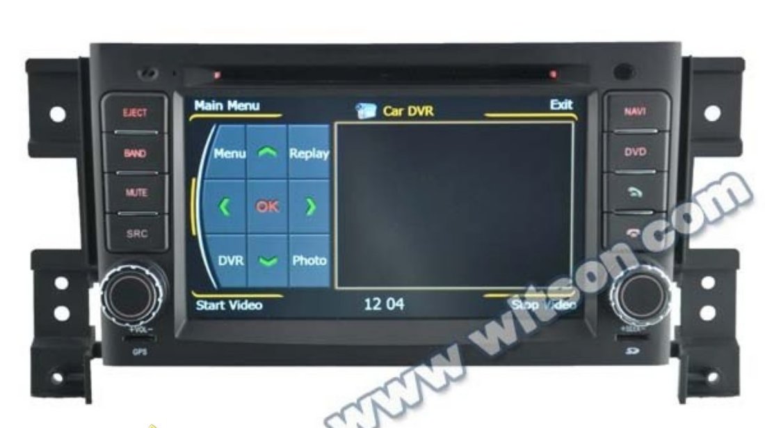 NAVIGATIE WITSON W2-C053 DEDICATA SUZUKI GRAND VITARA PLATFORMA S100 PROCESOR DUAL CORE A8 1GHZ 512 DDR 2 DVD GPS TV DVR CARKIT PRELUARE AGENDA TELEFONICA