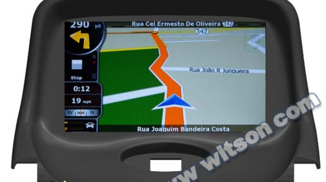 NAVIGATIE WITSON W2 C085 DEDICATA PEUGEOT 206 PLATFORMA S100 PROCESOR DUAL CORE A8 1GHZ 512 DDR 2 DVD GPS TV DVR CARKIT PRELUARE AGENDA TELEFONICA