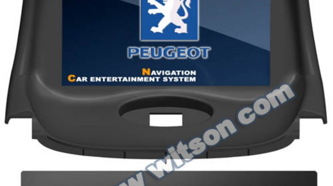 NAVIGATIE WITSON W2 C085 DEDICATA PEUGEOT 206 PLATFORMA S100 PROCESOR DUAL CORE A8 1GHZ 512 DDR 2 DVD GPS TV DVR CARKIT PRELUARE AGENDA TELEFONICA