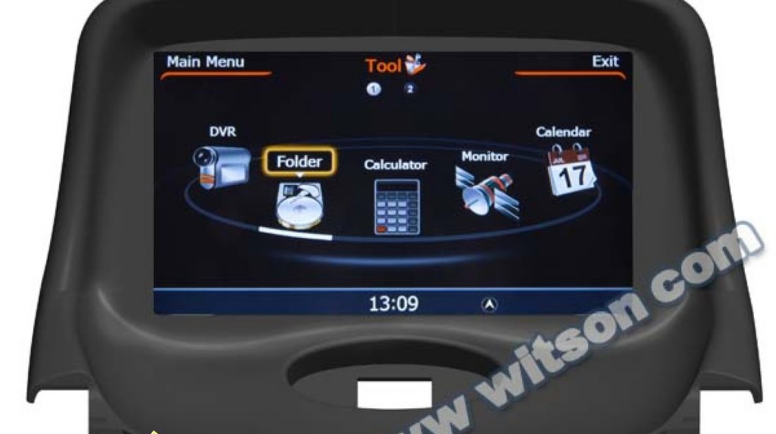 NAVIGATIE WITSON W2 C085 DEDICATA PEUGEOT 206 PLATFORMA S100 PROCESOR DUAL CORE A8 1GHZ 512 DDR 2 DVD GPS TV DVR CARKIT PRELUARE AGENDA TELEFONICA